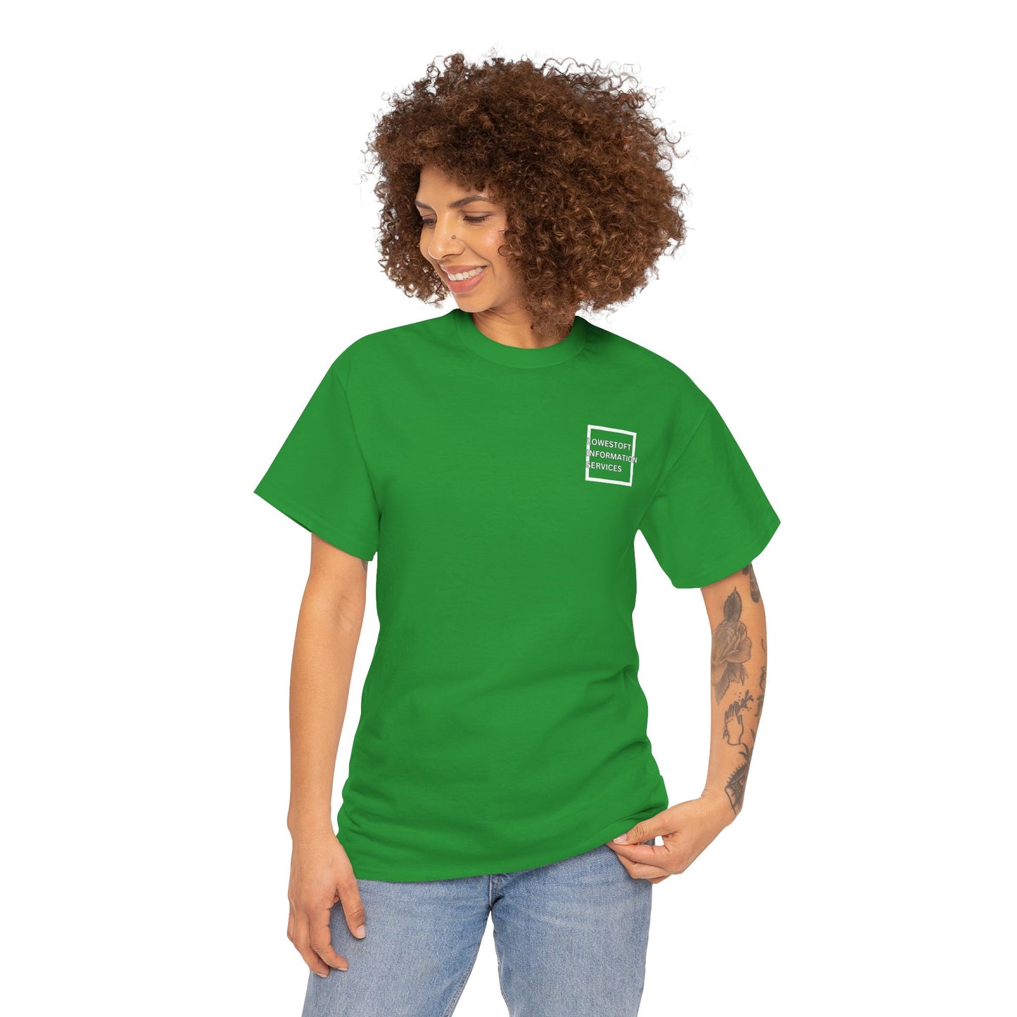 Lowestoft Information Services Safety Tee -Unisex Heavy Cotton Tee