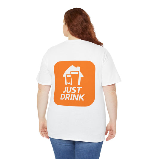 Just Drink Unisex Heavy Cotton Tee - Fun Drinking Vibes for Casual Hangouts