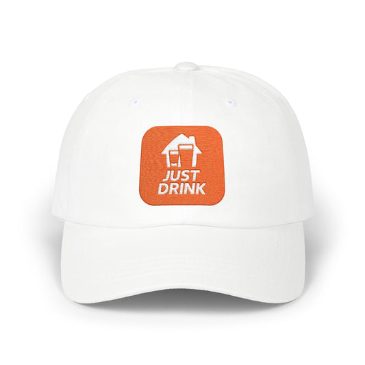 'Just Drink' Embroidered Baseball Hat Classic Dad Cap - for Casual, Everyday Wear